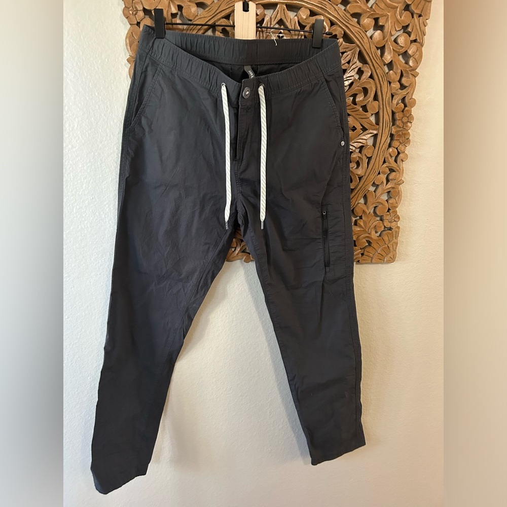 charcoal gray Vuori Ripstop Climber Pants